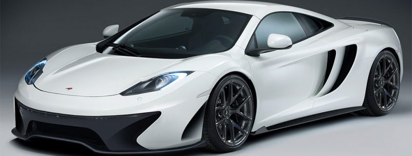 white mclaren